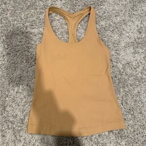 Lululemon Women's Tan Racerback Top